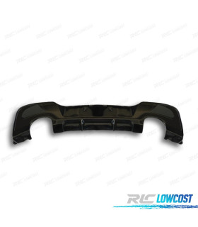 DIFUSOR TRASEIRO BMW F20 F21 11-15 LOOK M PERFORMANCE PRETO BRILLO OO---OO