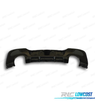 DIFUSOR TRASEIRO BMW F20 F21 11-15 LOOK M PERFORMANCE PRETO BRILLO