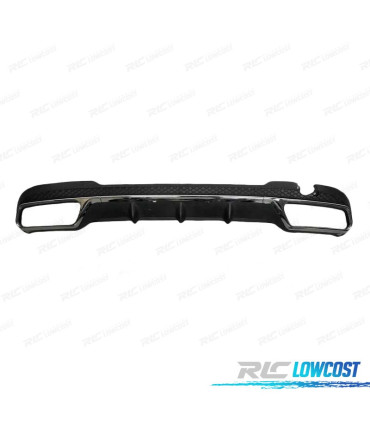 DIFUSOR TRASEIRO MERCEDES W212 SW LOOK AMG 14-15 PRETO