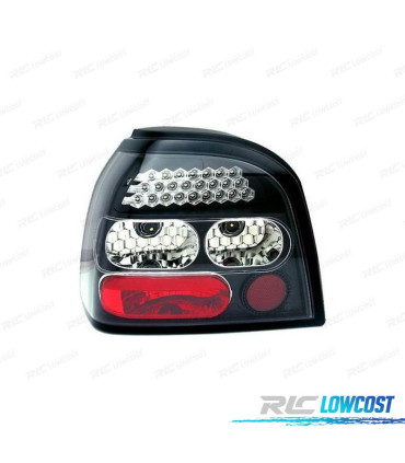 FAROLINS TRASEIROS LED PRETO VOLKSWAGEN VW GOLF III 3/5P 92-97