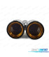 PONTEIRA DE ESCAPE ESQUERDA BMW LOOK M PERFORMANCE DORADO CARBONO