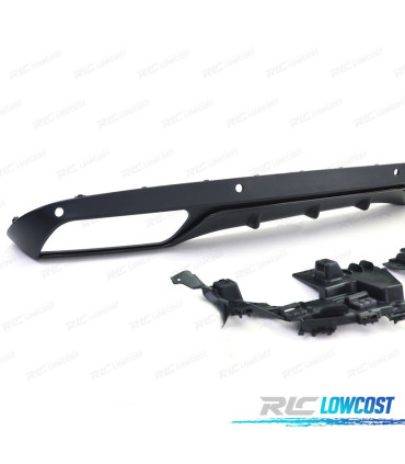 DIFUSOR MERCEDES CLASE C W205 15-21 LOOK C63 MOLDAGEM PRETO BRILHANTE