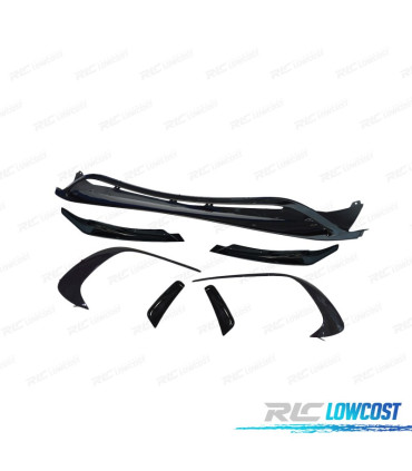 SPOILER LIP FRONTAL MERCEDES CLASE A W176 LOOK AMG A45 15-18