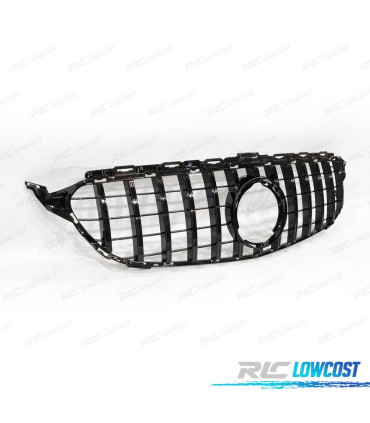 GRELHA FRONTAL MERCEDES W205 19- LOOK AMG GT PRETO