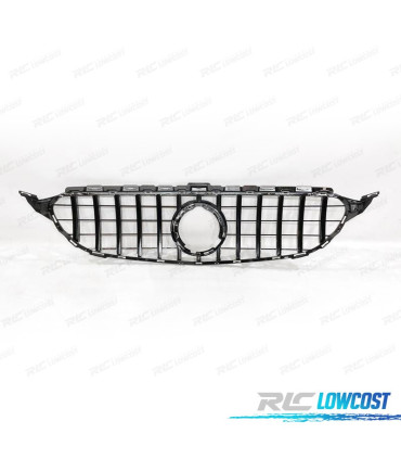 GRELHA FRONTAL MERCEDES W205 19- LOOK AMG GT PRETO