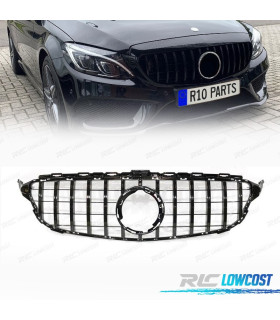 GRELHA FRONTAL MERCEDES W205 19- LOOK AMG GT PRETO