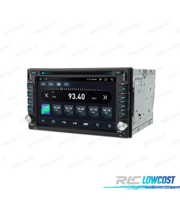 AUTO RADIO ANDROID 12 GPS DVD 2DIN HD TÁCTIL BLUETOOTH USB SD