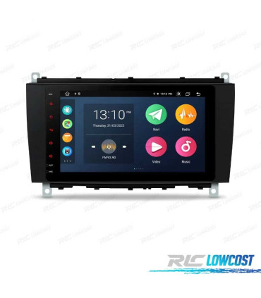 AUTO RADIO GPS ANRDOID 12 PARA MERCEDES W639 03-06 W203 00-04 W168 98-02 W209 98-05 W463 98-06