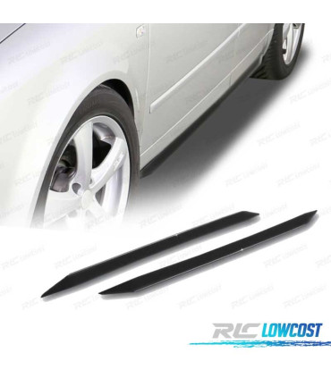 EXTENSÕES EMBALADEIRAS AUDI A4 B6 8E LOOK S LINE PRETO BRILHANTE