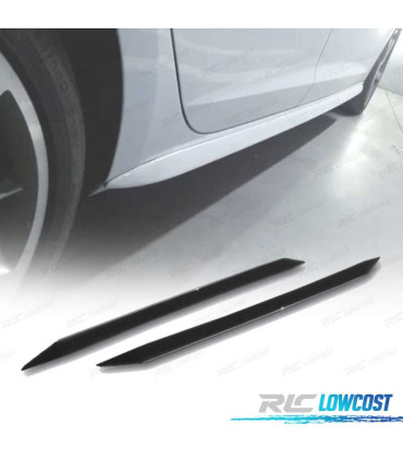 EXTENSÕES EMBALADEIRAS AUDI A4 B6 8E LOOK S LINE PRETO BRILHANTE