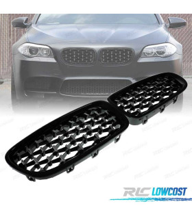 GRELHAS FRONTAIS BMW F10 F11 10-13 DIAMANTE NEGRO
