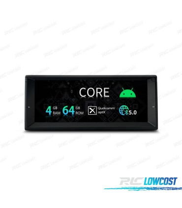 AUTO RADIO GPS ANDROID 12 PARA BMW E39 95-03 M5 99-03 E38 94-01