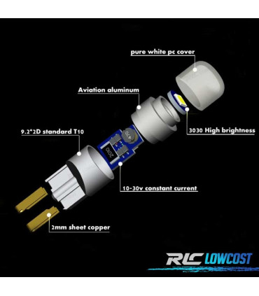 LÂMPADA LED T10 W5W