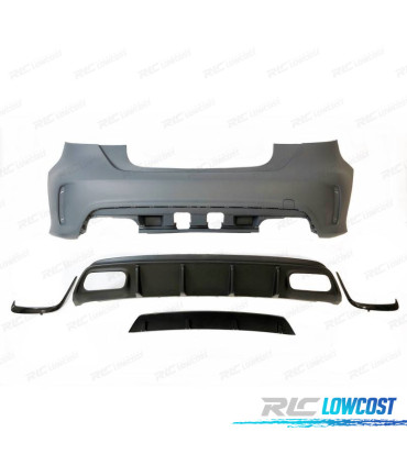 PARA-CHOQUES TRASEIRO MERCEDES A W176 15-18 LOOK AMG A45