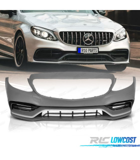 PARA-CHOQUES FRONTAL MERCEDES CLASE C W205 19- LOOK AMG C63