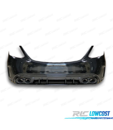 PARA-CHOQUES TRASEIRO MERCEDES CLASSE C W205 19- LOOK C43