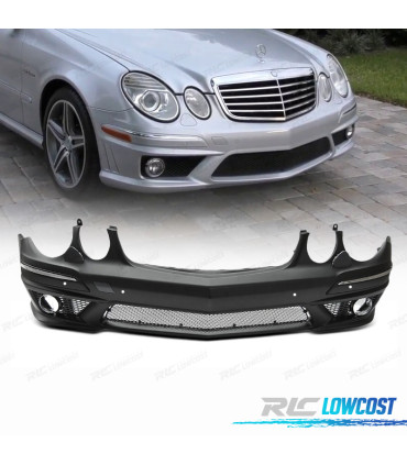 PARA-CHOQUES FRONTAL MERCEDES CLASE E W211 07-10 LOOK E63 AMG PDC