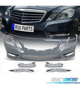 PARA-CHOQUES FRONTAL MERCEDES CLASE E W212 10-13 LOOK AMG + DRL