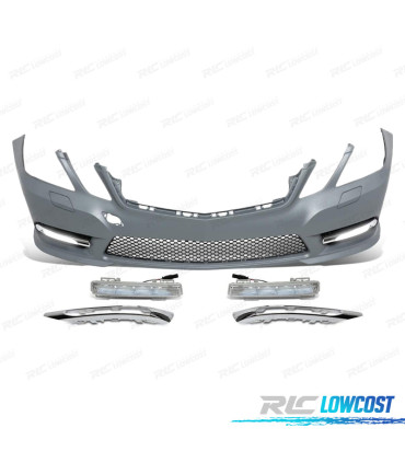 PARA-CHOQUES FRONTAL MERCEDES CLASE E W212 10-13 LOOK AMG + DRL