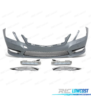 PARA-CHOQUES FRONTAL MERCEDES CLASE E W212 10-13 LOOK AMG PDC + DRL