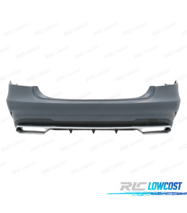 PARA-CHOQUES TRASEIRO MERCEDES CLASE E W212 14-16 LOOK C63