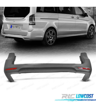 PARA-CHOQUES TRASEIRO MERCEDES VITO W447 14-19 LOOK AMG