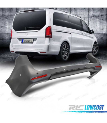 PARA-CHOQUES TRASEIRO MERCEDES VITO W447 14-19 LOOK AMG PDCT