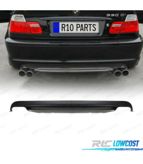 DIFUSOR BMW E46 LOOK M M3 SAÍDAS DUPLAS