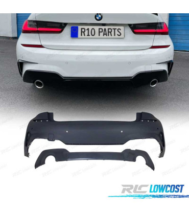 PARA-CHOQUES TRASEIRO BMW G20 19- LOOK M PDC + DIFUSOR