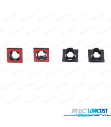 CONJUNTO 4 SOPORTES BMW E60 07- M TECH 18MM PARA-CHOQUES TRASEIRO