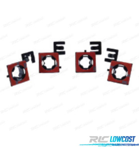 CONJUNTO 4 SUPORTES BMW F10 10- M TECH PARA-CHOQUES TRASEIRO