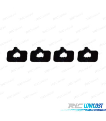 CONJUNTO 6 SUPORTES MERCEDES CLASSE E W212 15-17 PD AMG PARA-CHOQUES FRONTAL