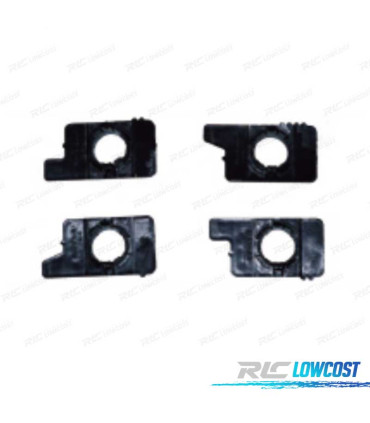 CONJUNTO 4 SUPORTES MERCEDES CLASSE A W176 13- LOOK AMG PARA-CHOQUES TRASEIRO