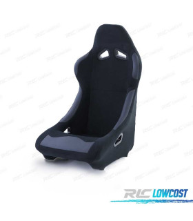 BAQUET BACKET DESPORTIVA PRETA LOOK POLE POSITION