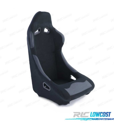 BAQUET BACKET DESPORTIVA PRETA LOOK POLE POSITION