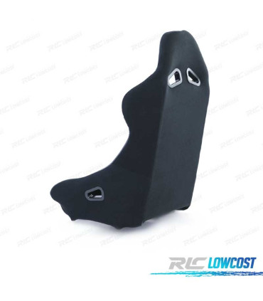 BAQUET BACKET DESPORTIVA PRETA LOOK POLE POSITION