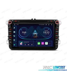 AUTO RADIO GPS ANDROID 14 PARA VOLKSWAGEN VW GOLF POLO PASSAT CADDY TOURAN USB GPS TACTIL HD
