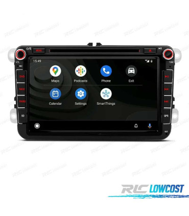 AUTO RADIO GPS ANDROID 14 PARA VOLKSWAGEN VW GOLF POLO PASSAT CADDY TOURAN USB GPS TACTIL HD