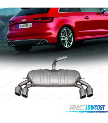 PANELA DE ESCAPE AUDI A3 HATCHBACK 13-20 LOOK S3