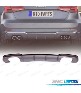 DIFUSOR AUDI A3 HATCHBACK 17-20 LOOK S3