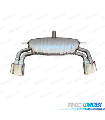 PANELA DE ESCAPE AUDI A3 S LINE HATCHBACK 17-20 LOOK RS3 CROMADO