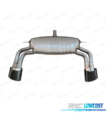 PANELA DE ESCAPE AUDI A3 S-LINE HATCHBACK 17-20 LOOK RS3 PRETO