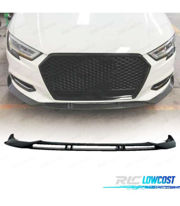 SPOILER LIP AUDI A3 S LINE SEDAN 17-20 LOOK RS3 ABT