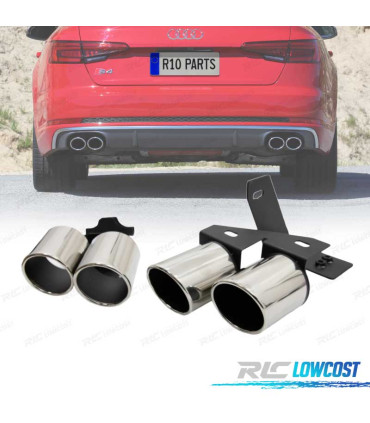 PONTEIRAS DE ESCAPE AUDI LOOK S4 09-15