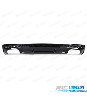 DIFUSOR AUDI A4 B9 S-LINE 19-23 LOOK S4 PRETO BRILHANTE