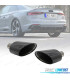 PONTEIRAS DE ESCAPE AUDI A4 16-19 LOOK RS4 PRETO
