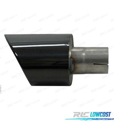 PONTEIRAS DE ESCAPE AUDI A4 16-19 LOOK RS4 PRETO