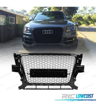 GRELHA FRONTAL AUDI Q5 8R 08-12 LOOK RS PRETO