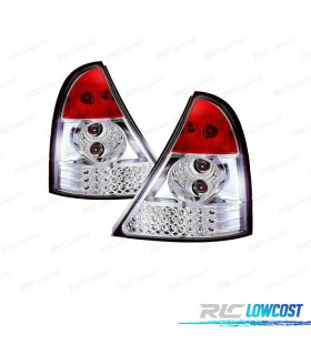 FAROLINS TRASEIROS RENAULT CLIO II 98-01 CROMADO