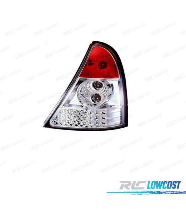 FAROLINS TRASEIROS RENAULT CLIO II 98-01 CROMADO